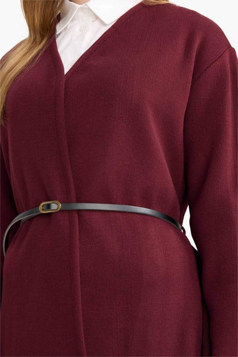 Slim Fit V-Neck Knitwear Cardigan