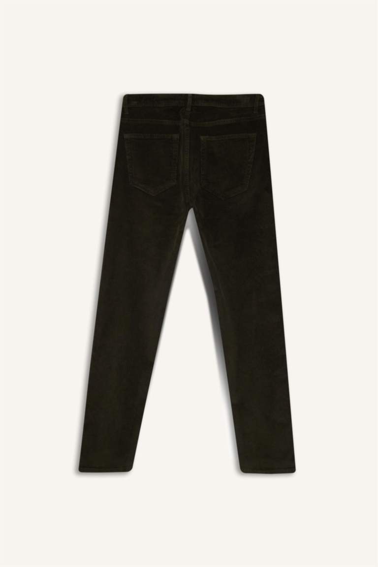 Regular Fit Velvet Trousers