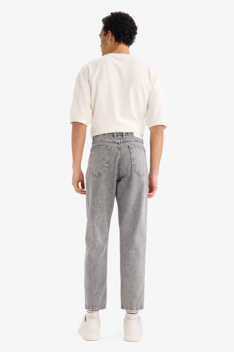 90's Slim Fit Düz Paça Jean Pantolon