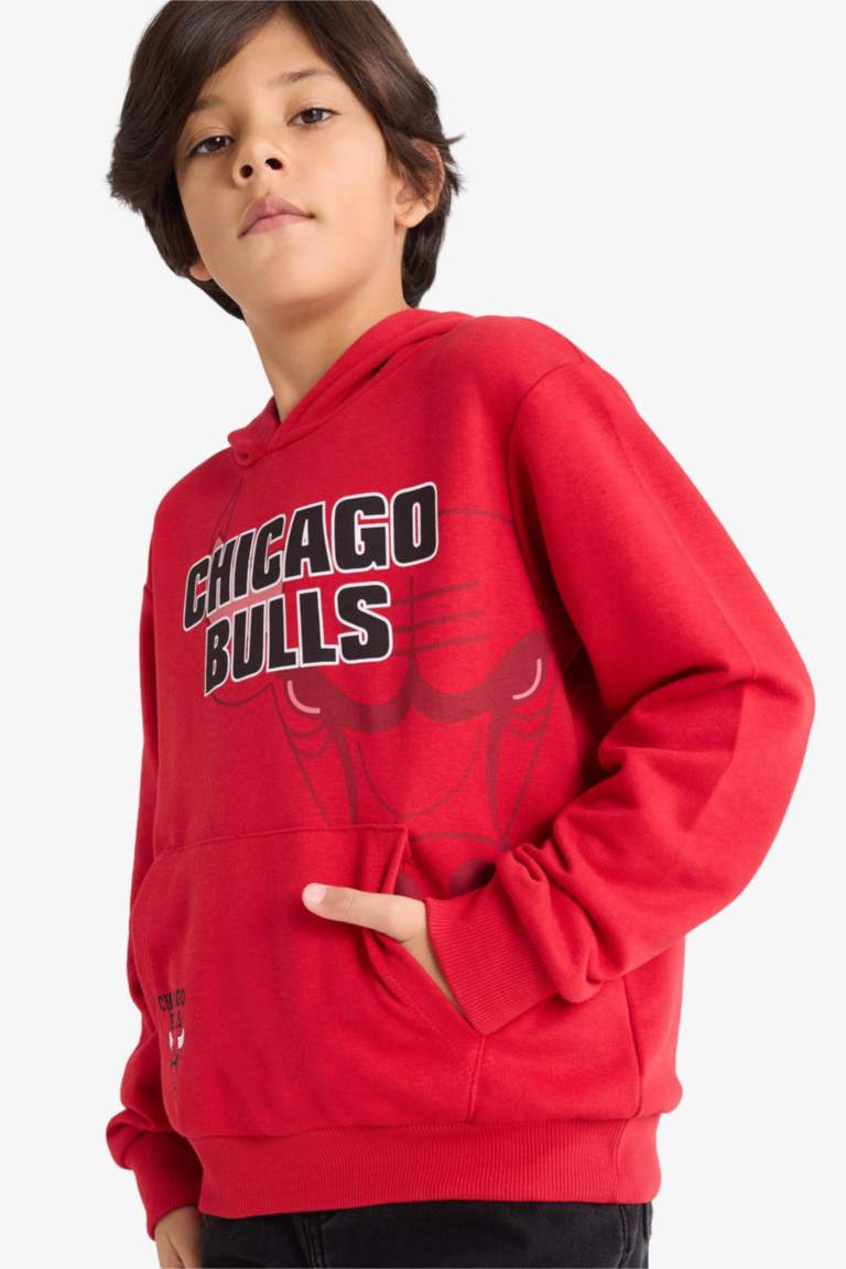 Boy NBA Chicago Bulls Hooded Sweatshirt