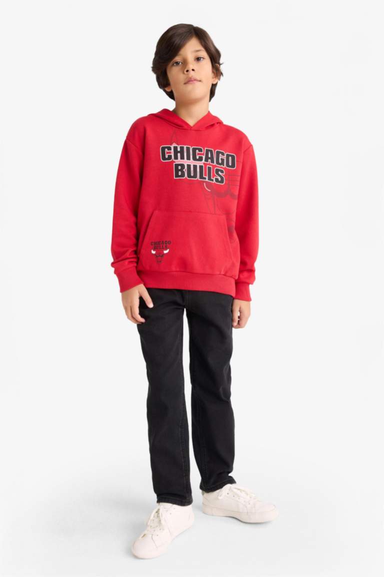 Boy NBA Chicago Bulls Hooded Sweatshirt