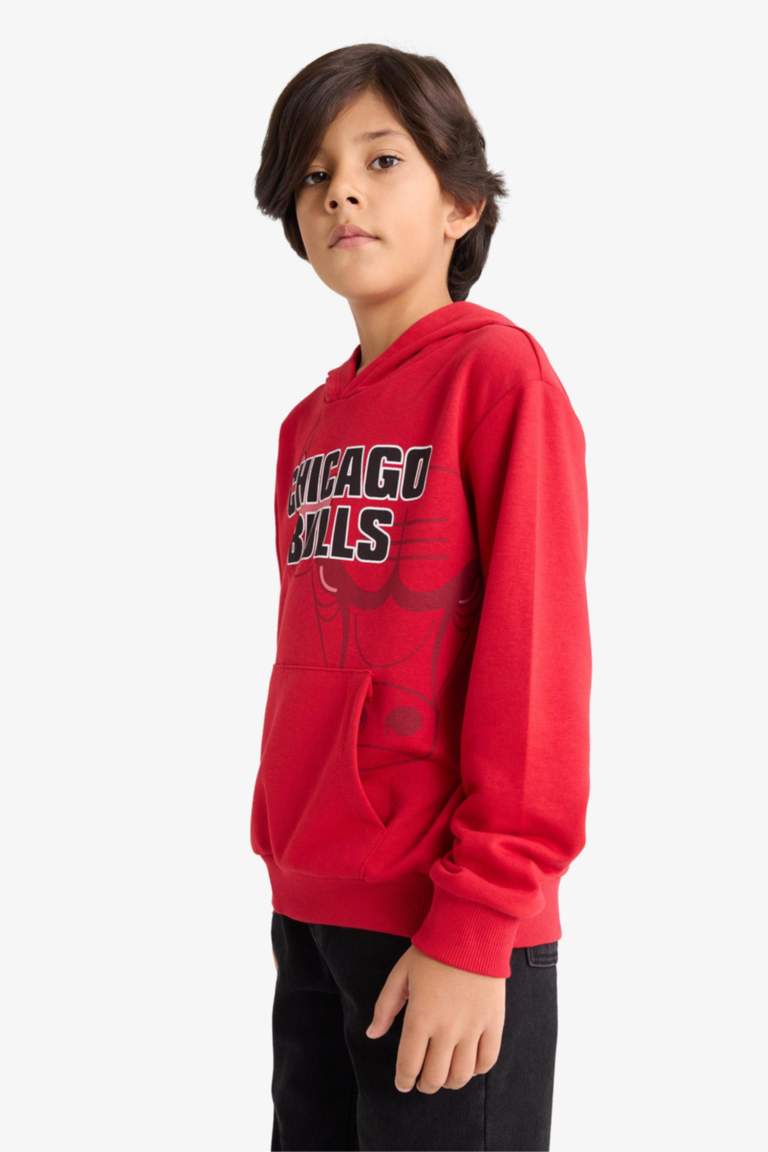 Boy NBA Chicago Bulls Hooded Sweatshirt