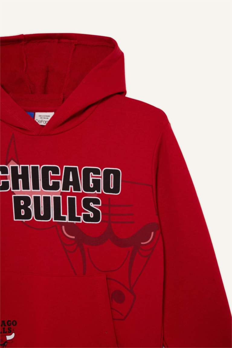 Boy NBA Chicago Bulls Hooded Sweatshirt