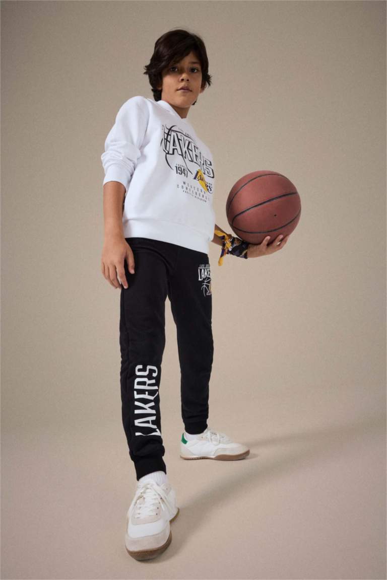 Boy NBA Los Angeles Lakers Elastic Waist Jogger Sweatpants