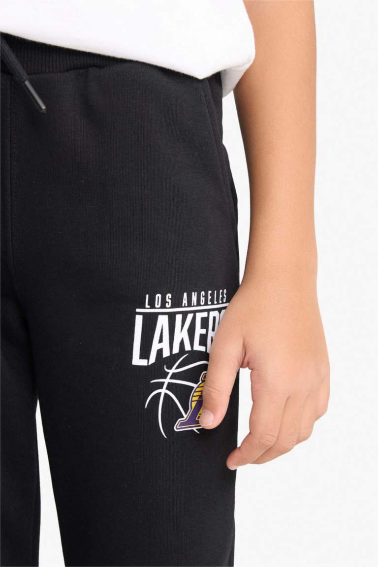 Boy NBA Los Angeles Lakers Elastic Waist Jogger Sweatpants