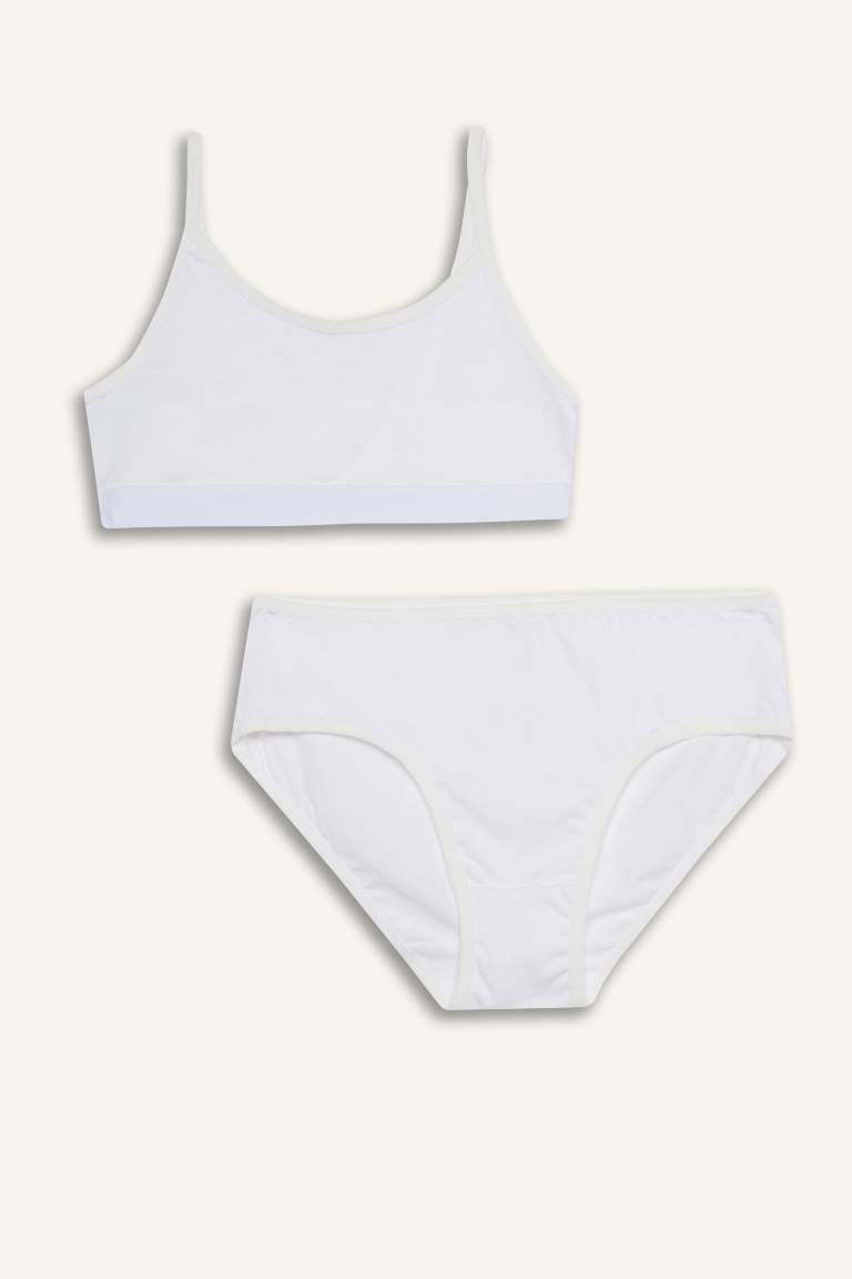 Kız Çocuk 2'li Takım Bra Slip Külot