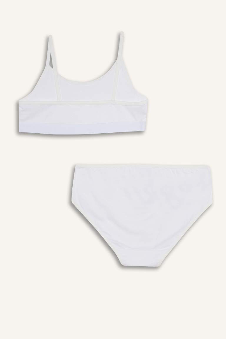 Kız Çocuk 2'li Takım Bra Slip Külot