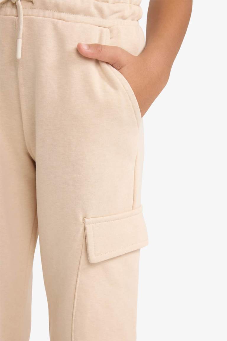 Jogging cargo à taille élastique pour garçon