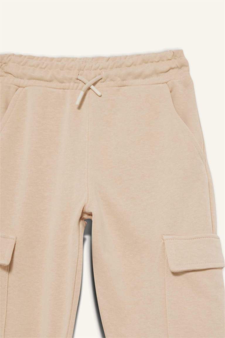 Jogging cargo à taille élastique pour garçon