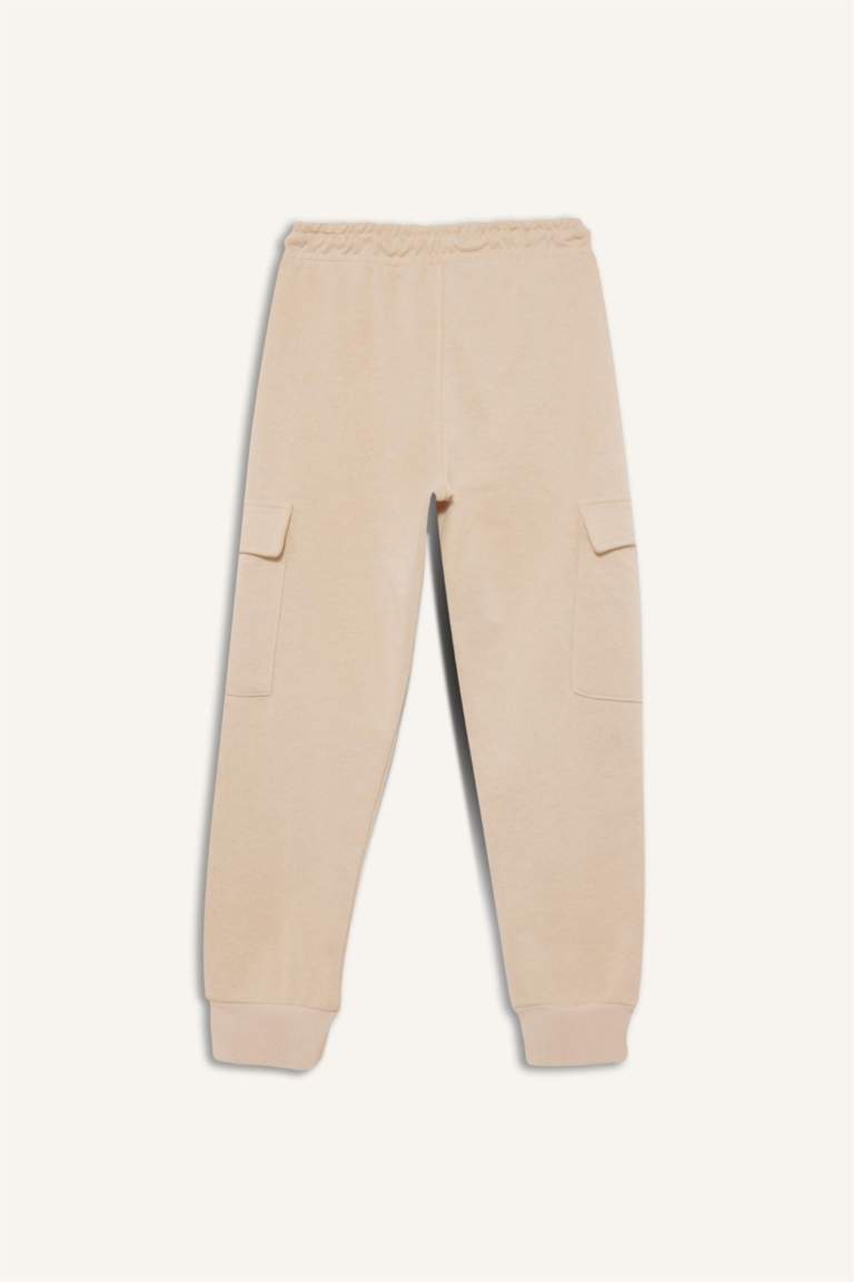 Jogging cargo à taille élastique pour garçon