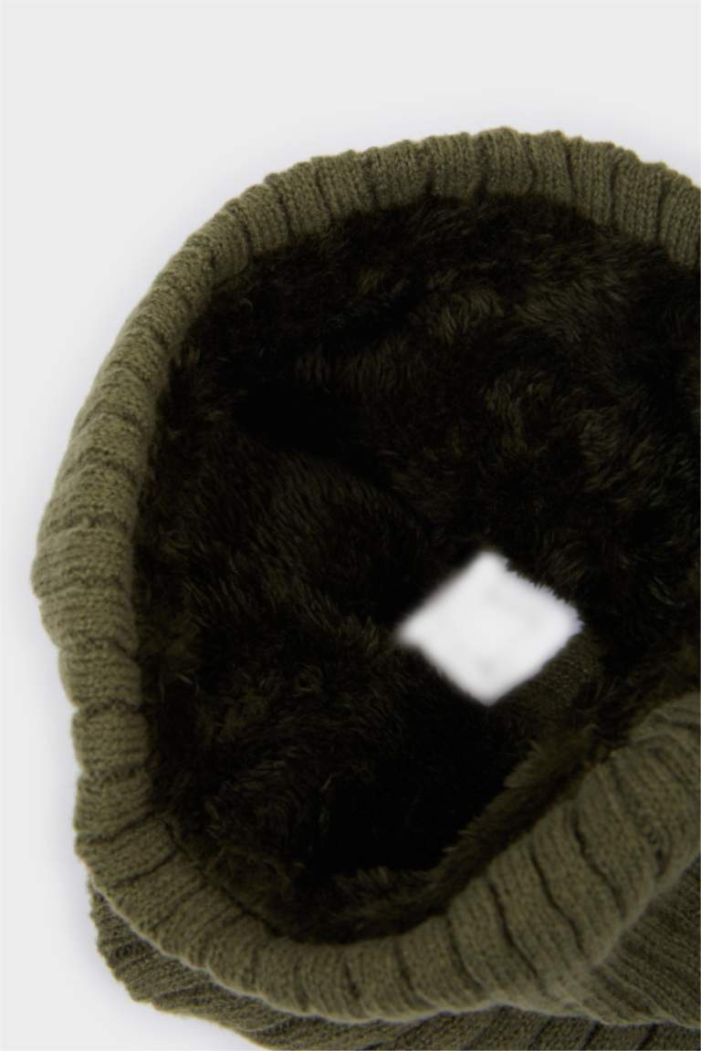 Erkek Çocuk İçi Suni Yünlü Triko Boyunluk