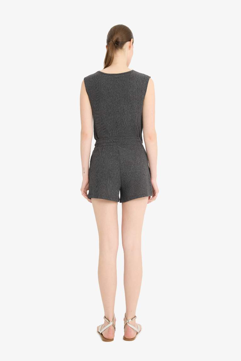 Regular Fit Bürümcük Short