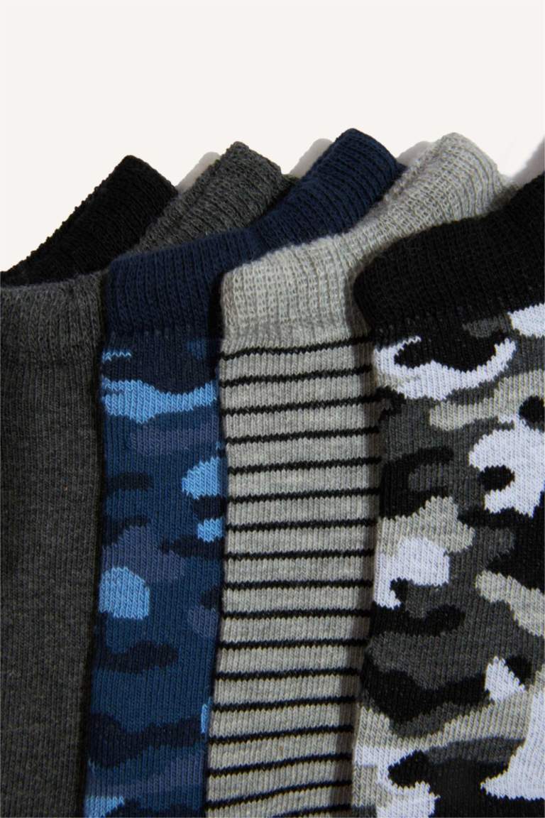 شرابات قصيرة قطن اولادي - 5 قطع