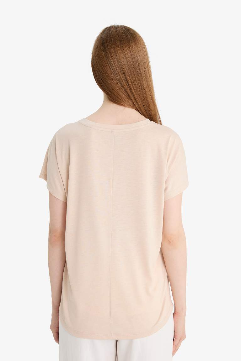 Regular Fit Crew Neck Printed T-Shirt