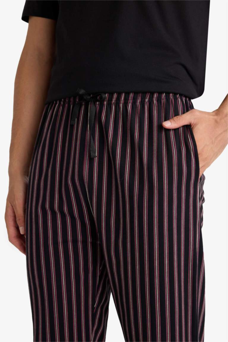 Regular Fit Striped Short Sleeve 2 Piece Set