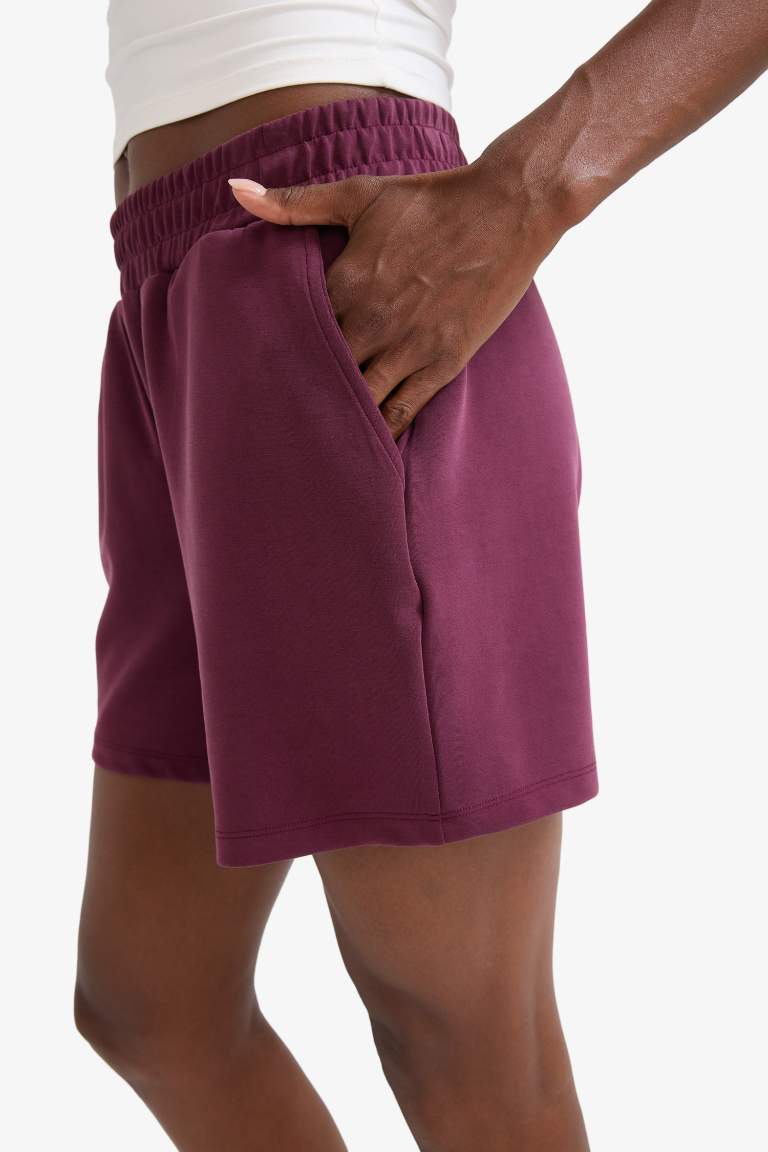 DeFactoFit Standart Fit Kısa Paça Modal Şort