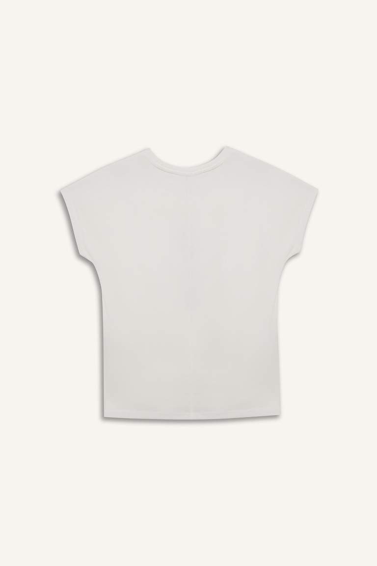 Crew Neck Floral Short Sleeve T-Shirt