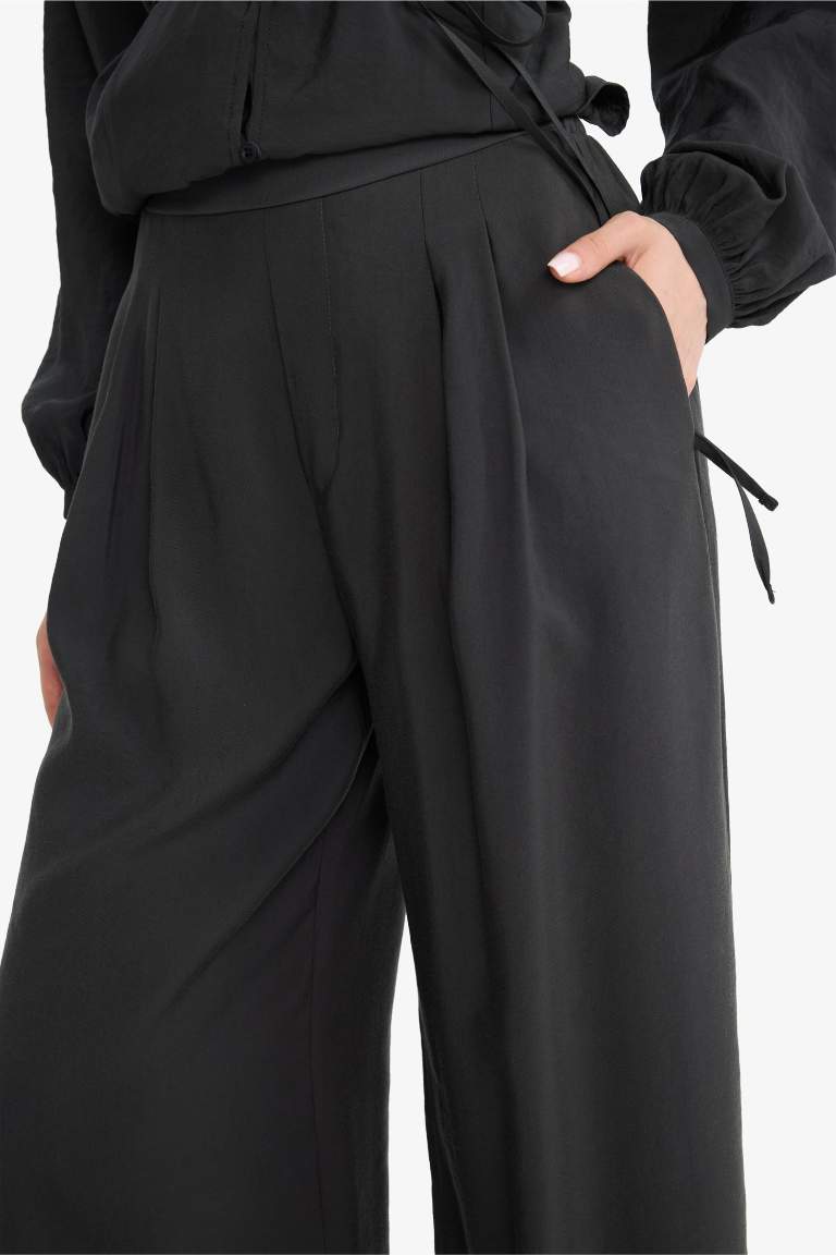 Wide Leg Modal Trousers