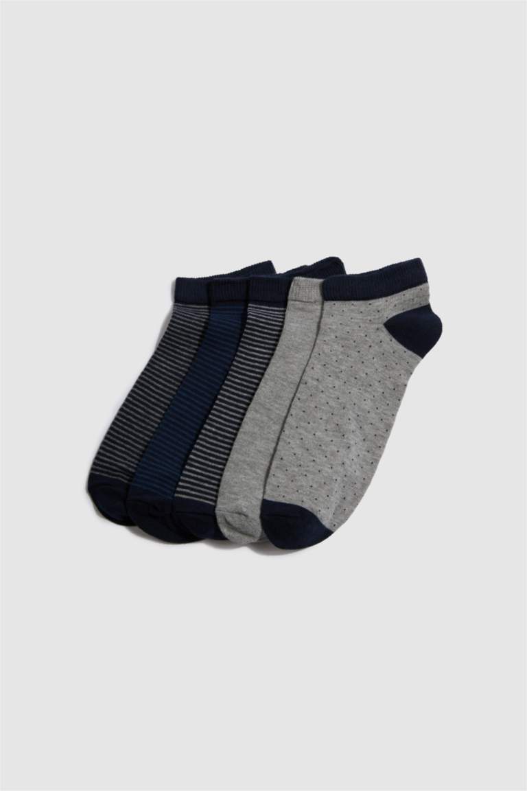 Lot de 5 paires de Chaussettes courtes en coton pour homme