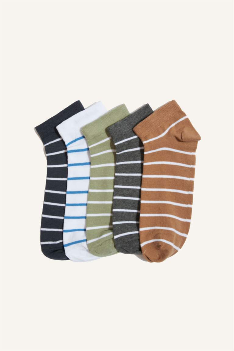Boy 5 Piece Cotton Ankle Socks