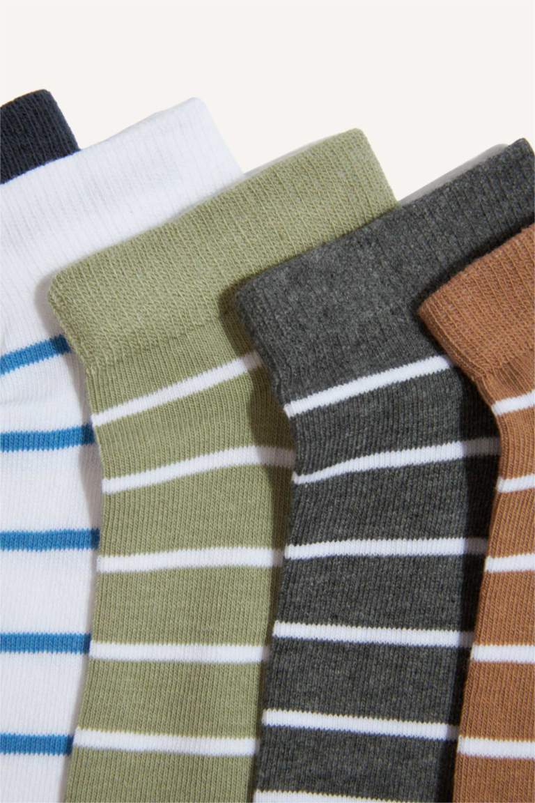Boy 5 Piece Cotton Ankle Socks