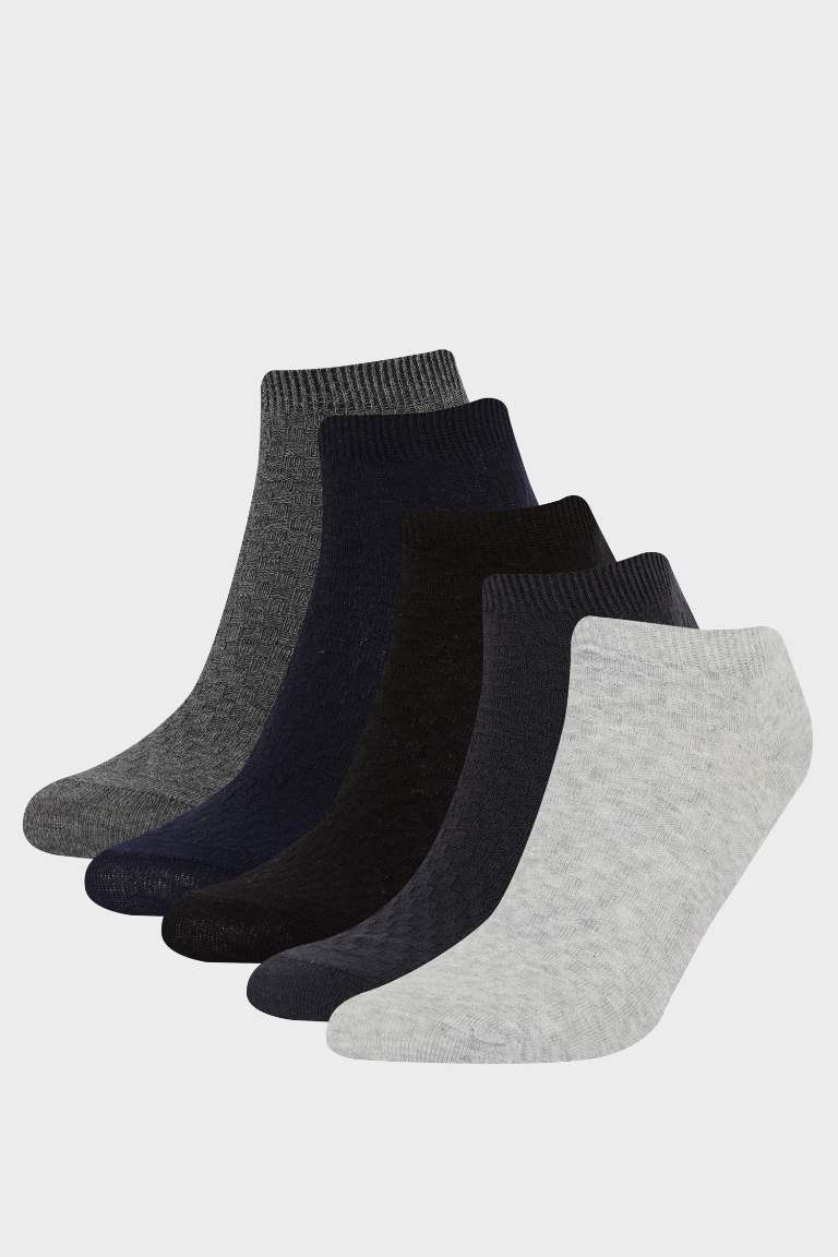 Lot de 5 paires de Chaussettes courtes en coton pour homme