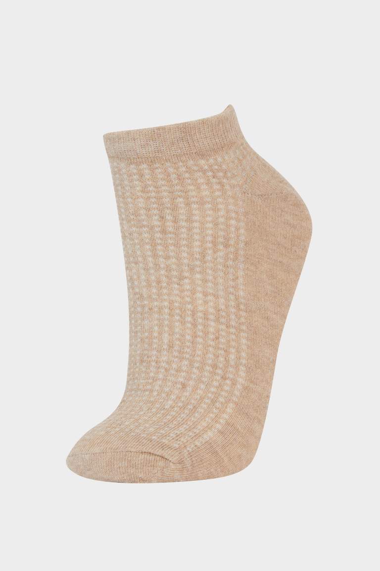 Woman 5 Piece Cotton Ankle Socks