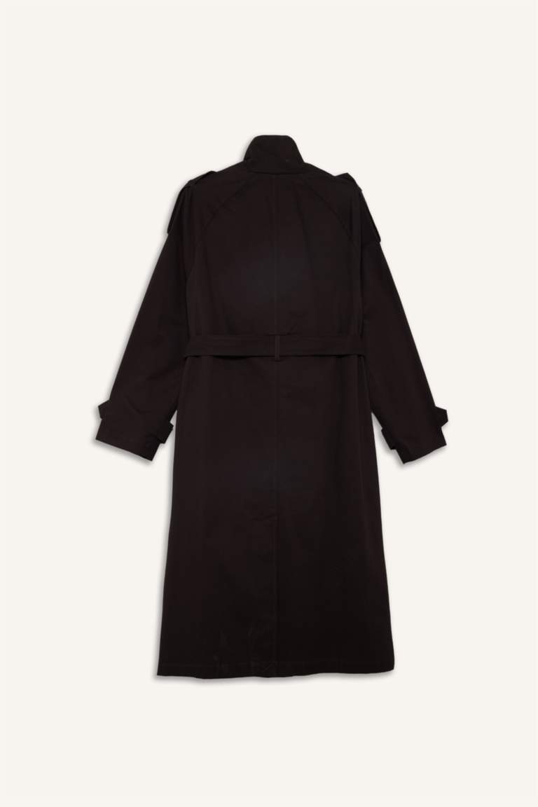 معطف ترانش كوت قطن قصة عادية