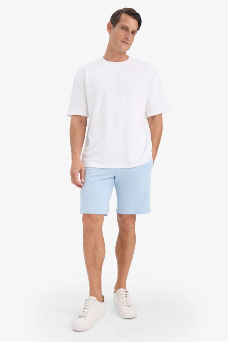 Short De Survêtement Gap Garçon Taille S – Bleu, Coton Doux, Cordon Ajustable