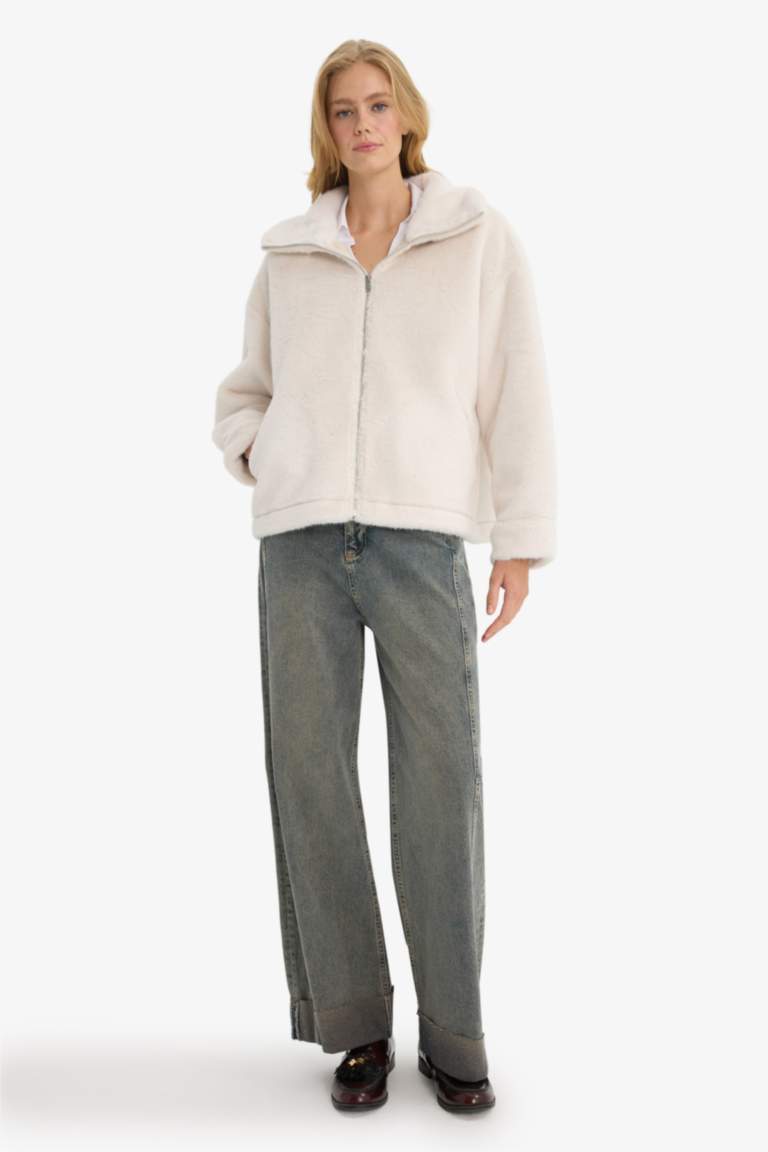 Regular Fit Искусственный мех Искусственный мех