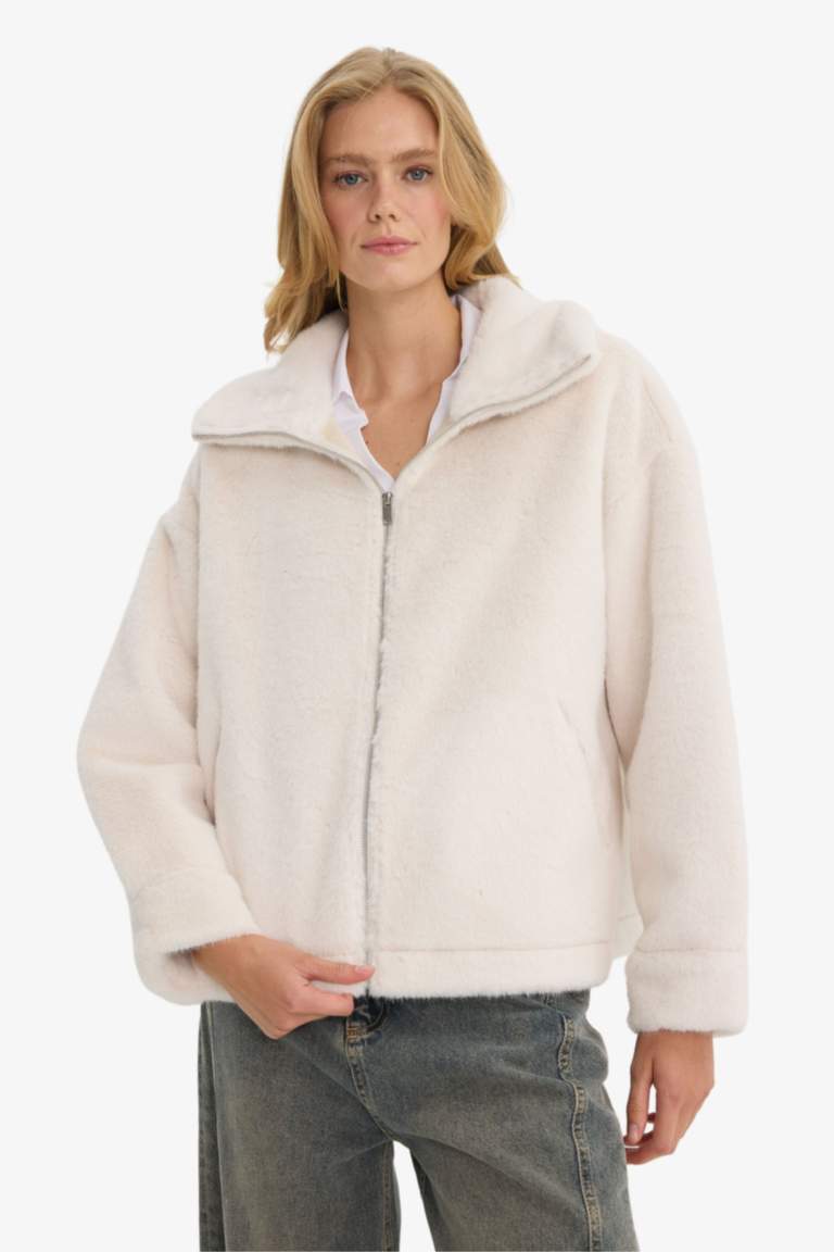 Regular Fit Искусственный мех Искусственный мех