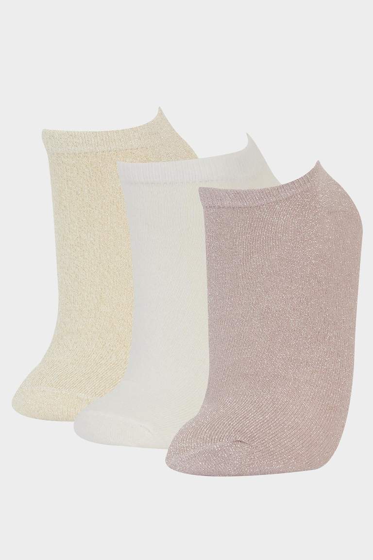 Woman 3 Piece Cotton Ankle Socks