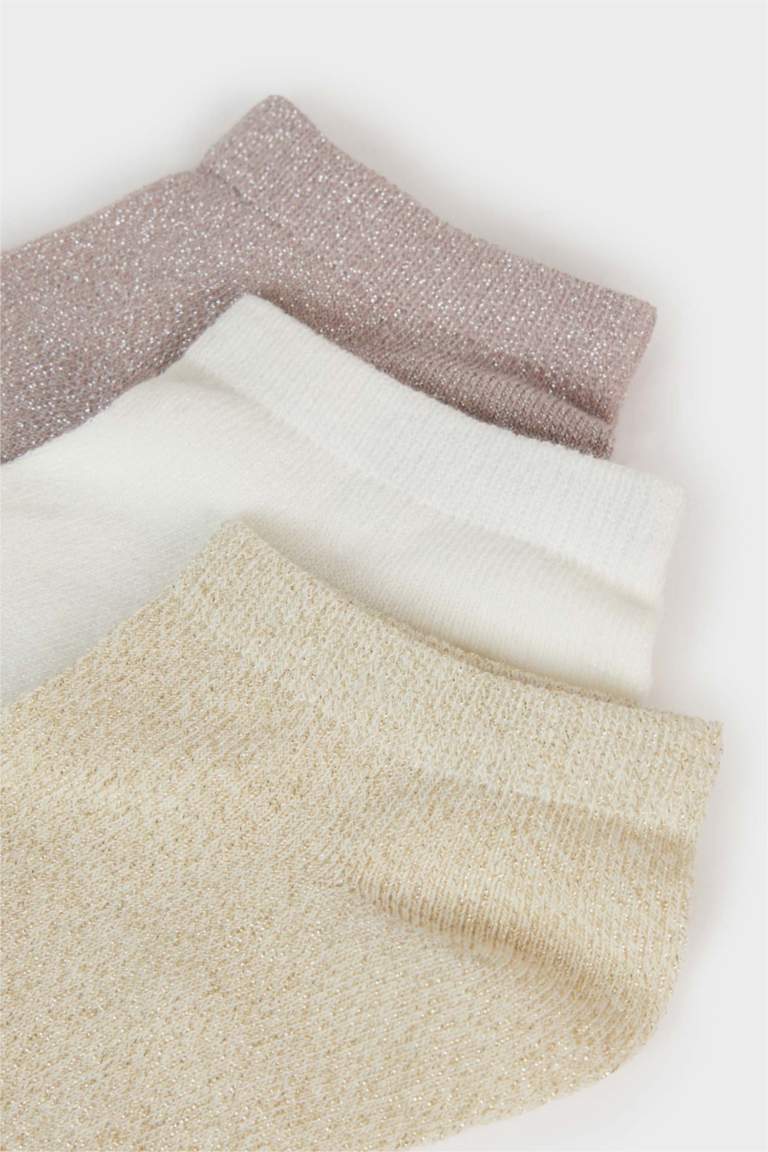 Woman 3 Piece Cotton Ankle Socks