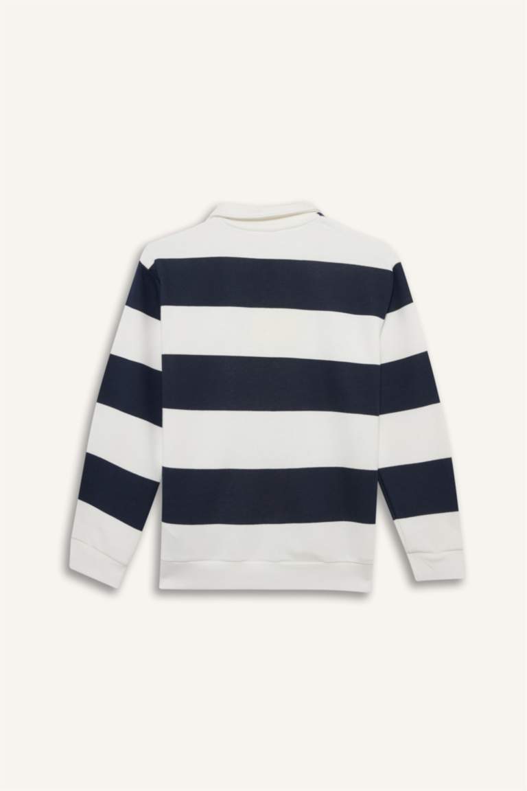 Regular Fit Long Sleeve Polo T-Shirt