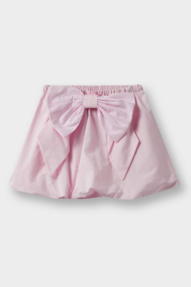 Baby Girl Poplin Balloon Fit Skirt