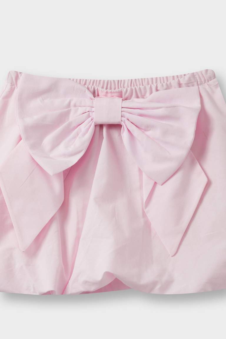 Baby Girl Poplin Balloon Fit Skirt