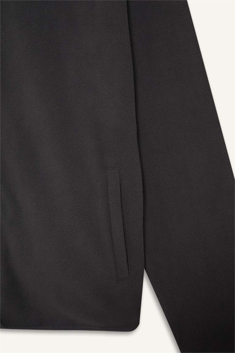 Veste polaire à col montant Coupe régulière