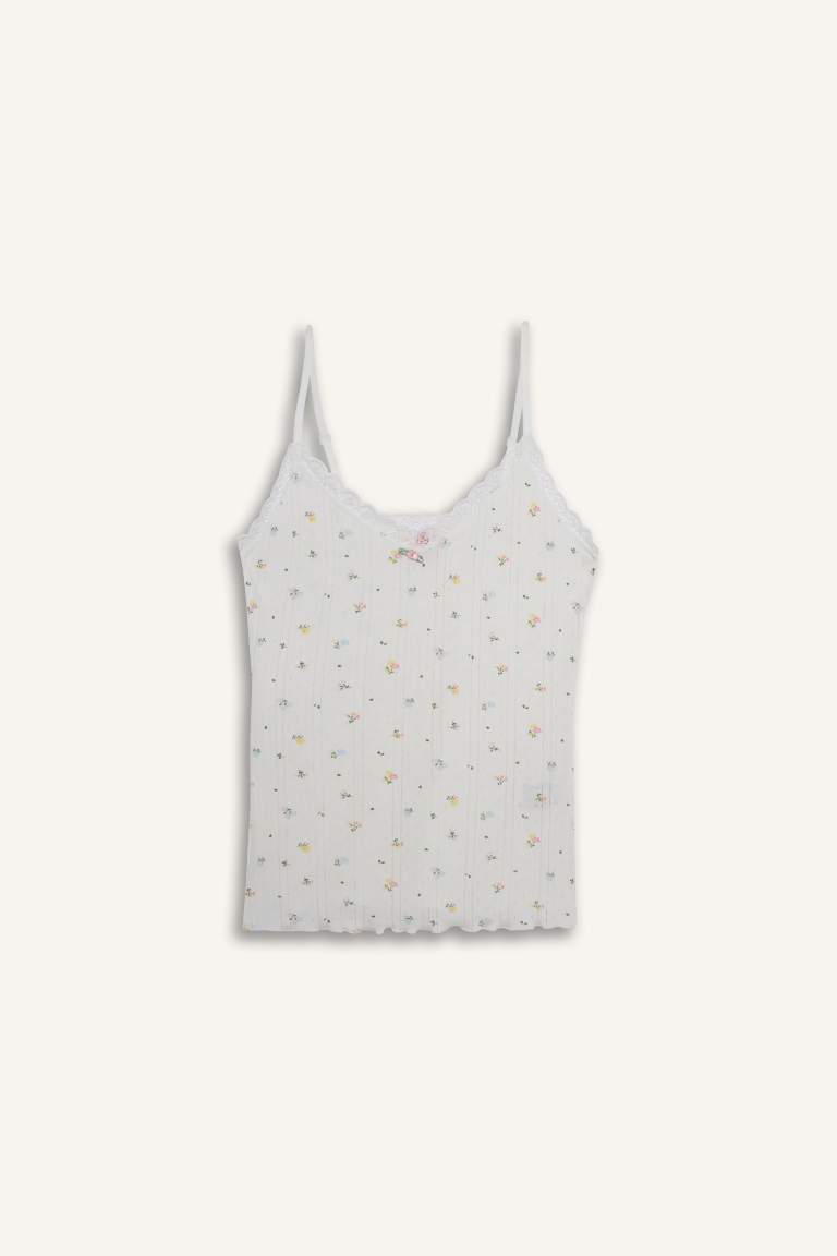 Débardeur en coton imprimé Fall in Love