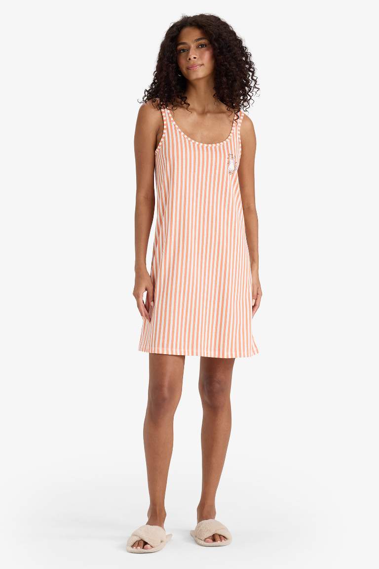 Regular Fit U Collar Knitted Dress