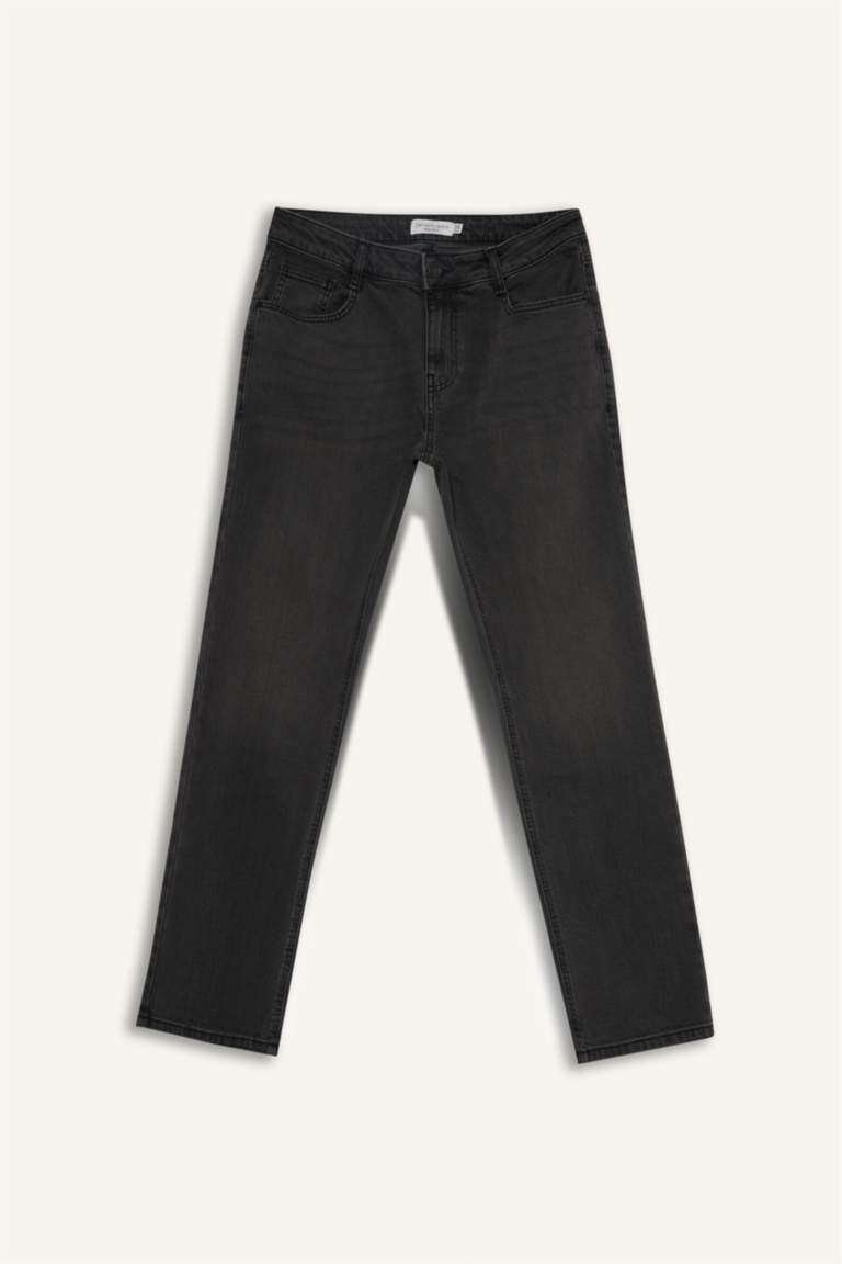 Sergio Regular Fit Regular Hem Denim Trousers