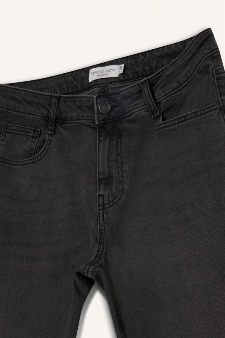 Sergio Regular Fit Regular Hem Denim Trousers