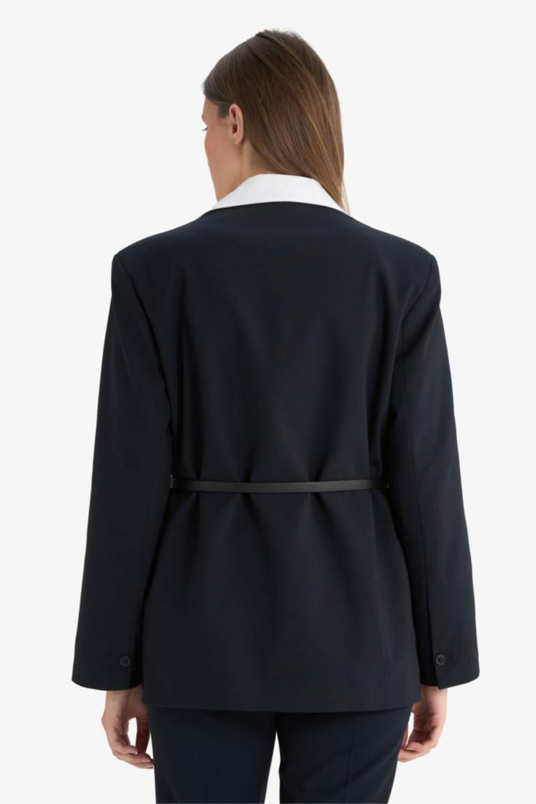 Regular Fit Jacket Collar Blazer