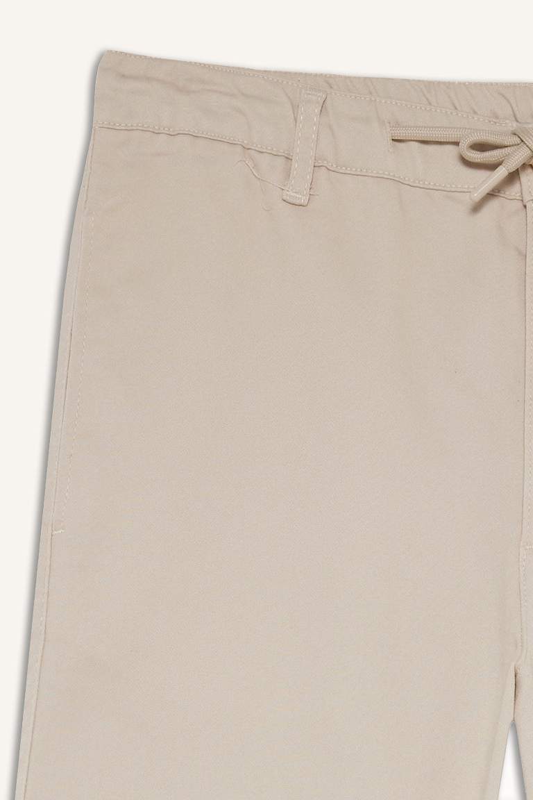 Beli Bağcıklı Wide Leg Pantolon