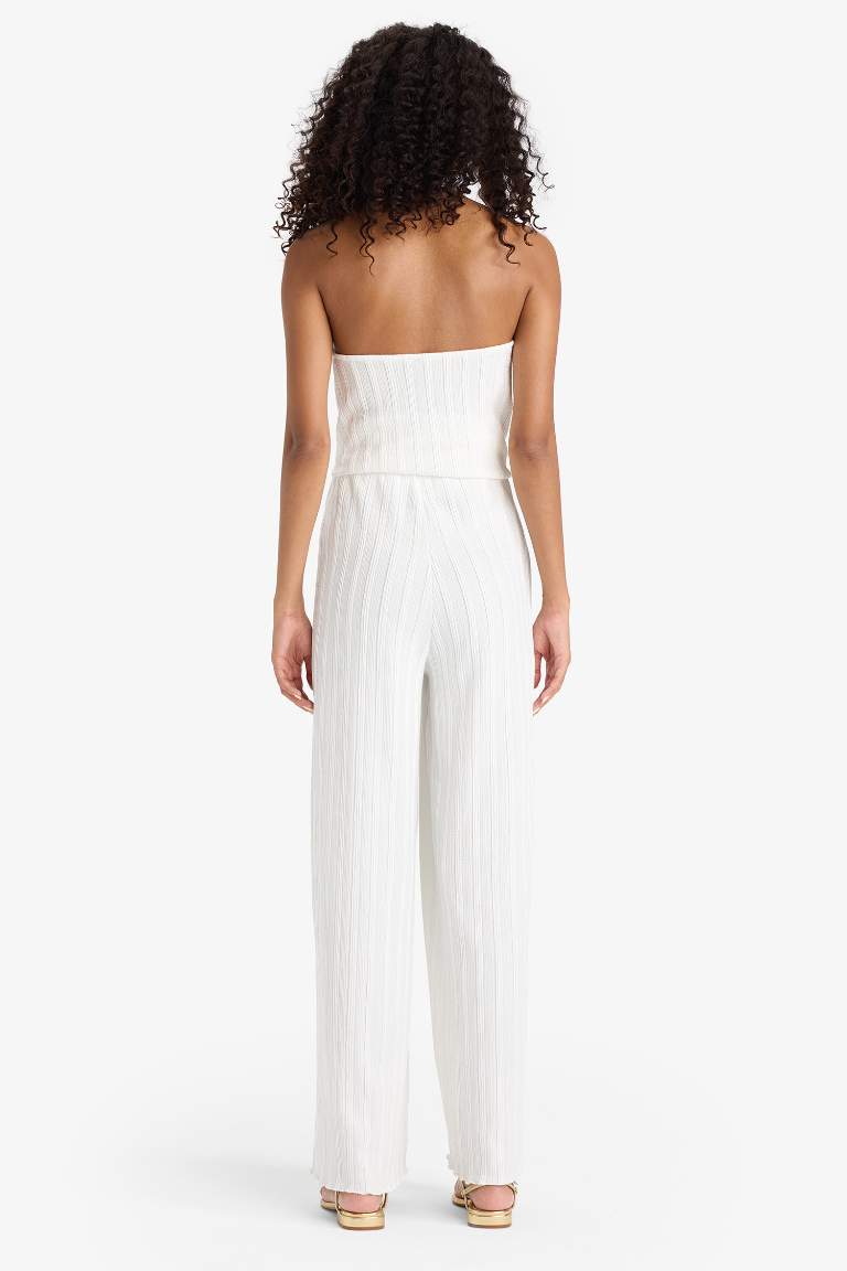 Wide Leg Bürümcük Geniş Paça Pantolon