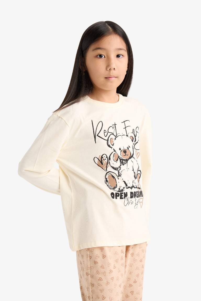 Girl Regular Fit 2 Piece Pajama Set