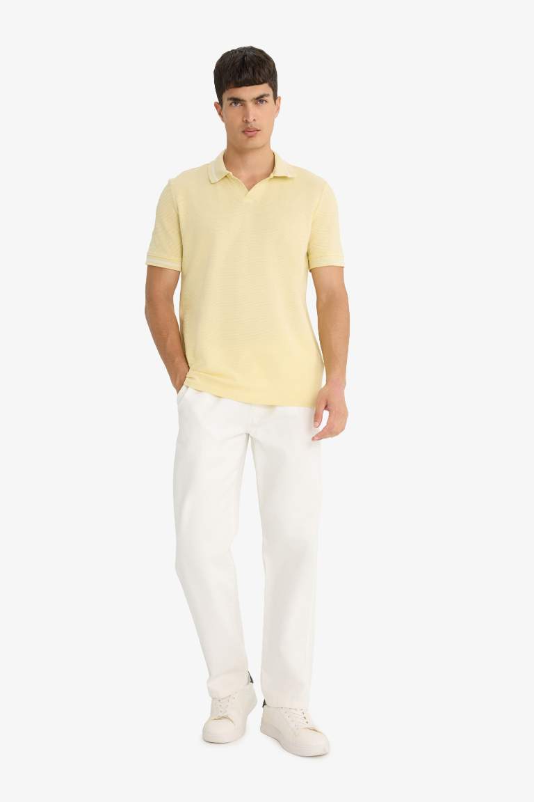 Regular Fit Resort Neck Polo T-Shirt