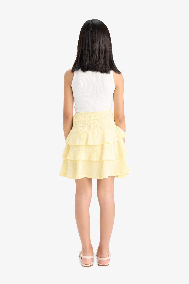 Girl Regular Fit Knitted Skirt