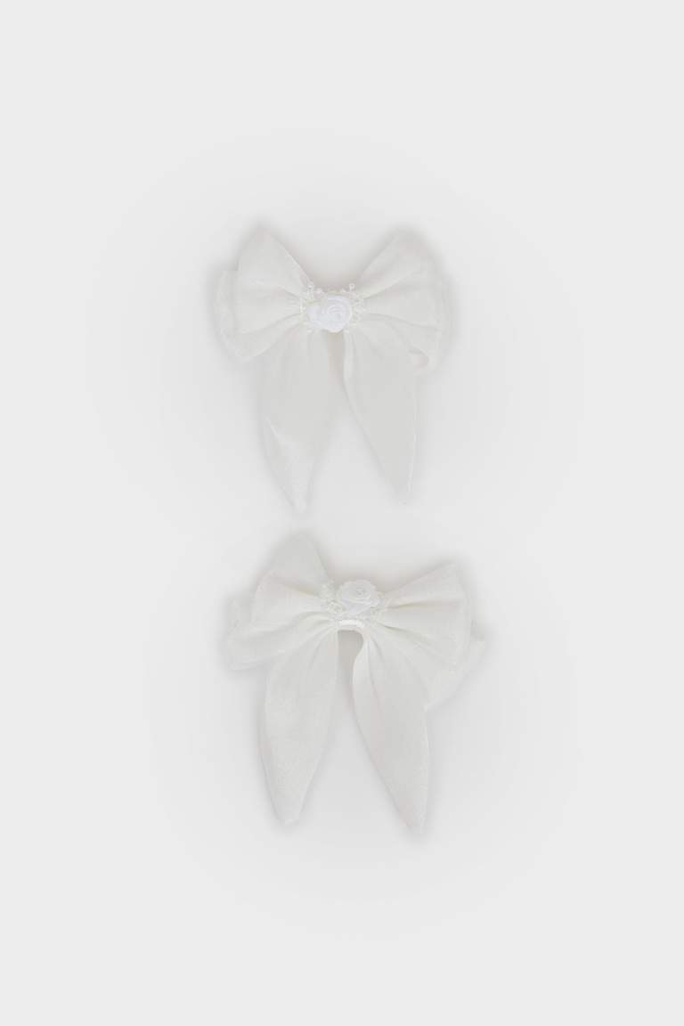 Girl 2 Piece Ribbon Buckle Set