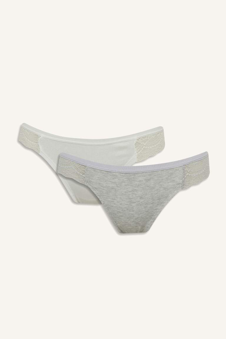 Lot de 2 Culottes brésiliennes avec dentelle de Fall in Love