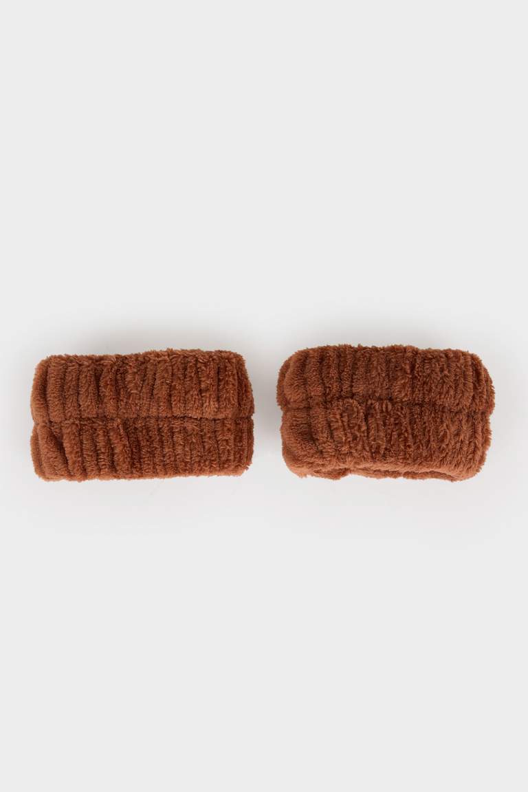 Woman Facial care 2 Piece Kit Hair Headband Absorbent Wristbands